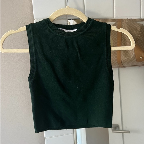 Zara Cropped Knit Top - Picture 3 of 4